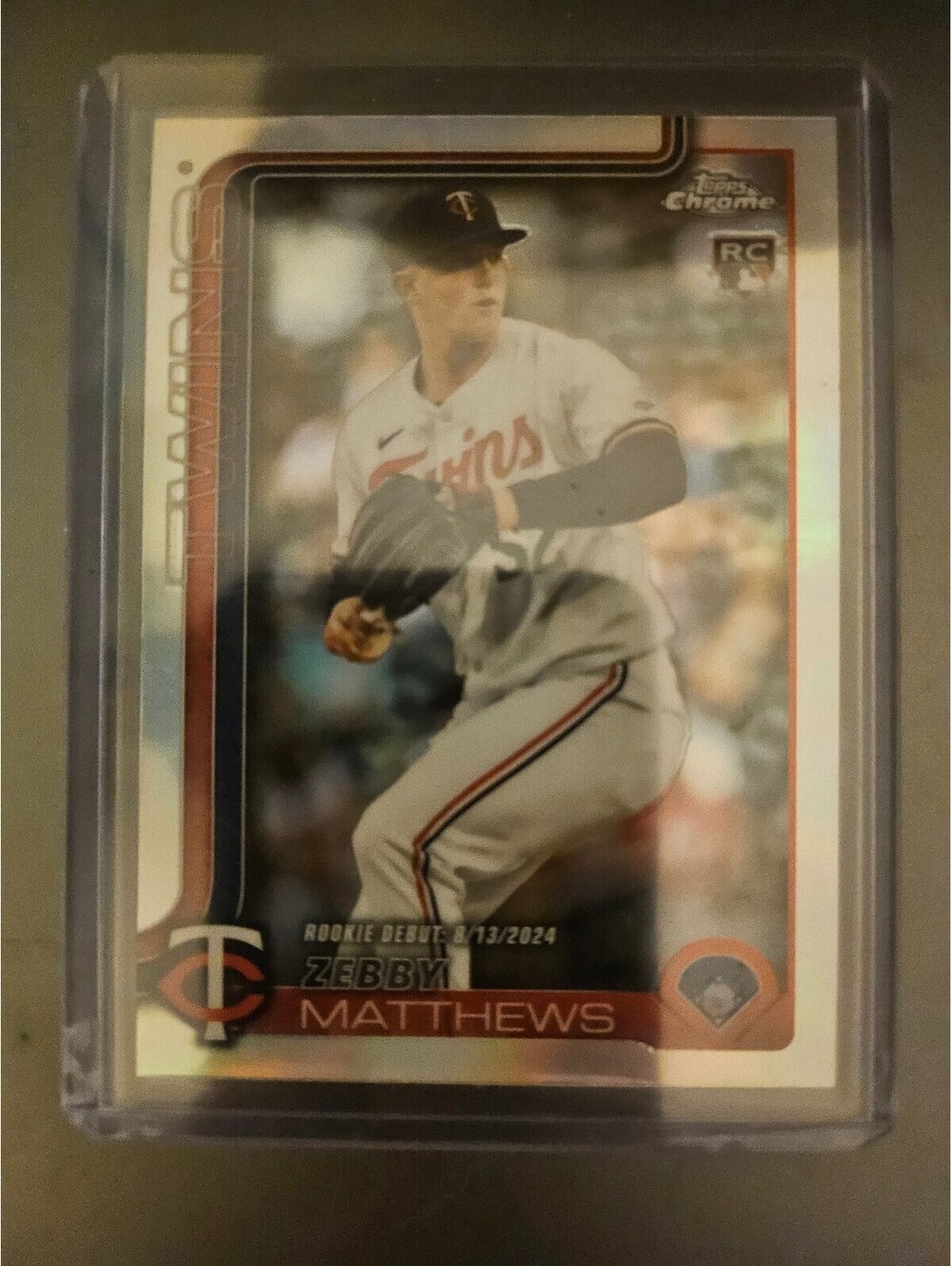 2025 Topps Chrome #USC171 Zebby Matthews (RC) Twins
